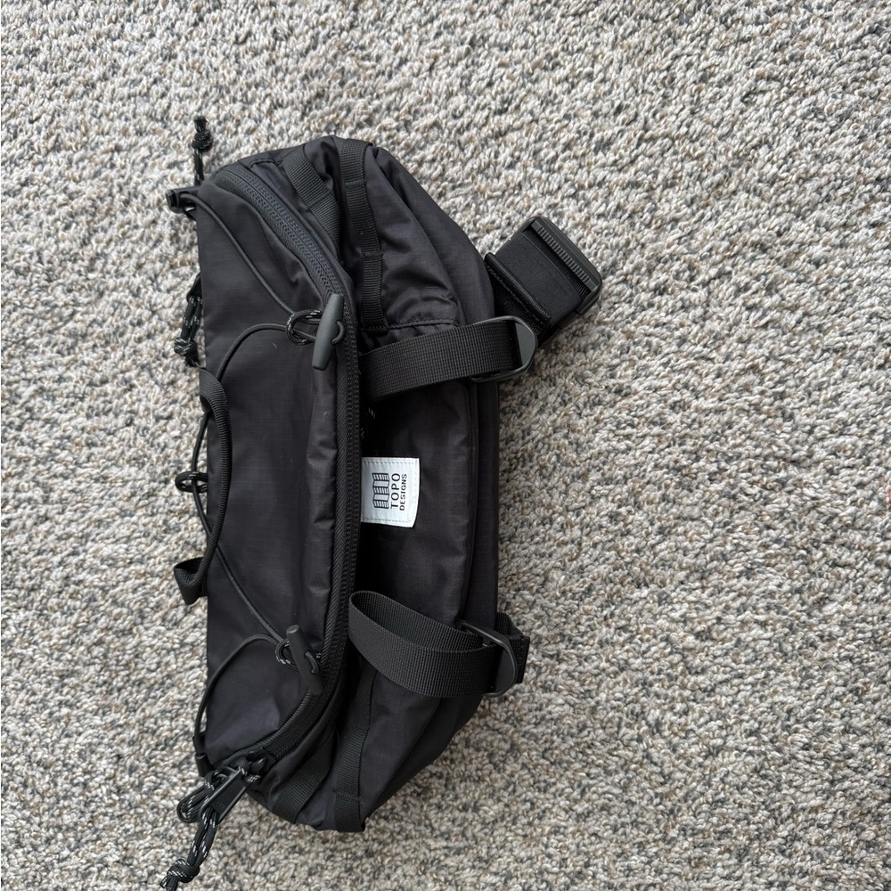 Topo Designs Black Belt Bag